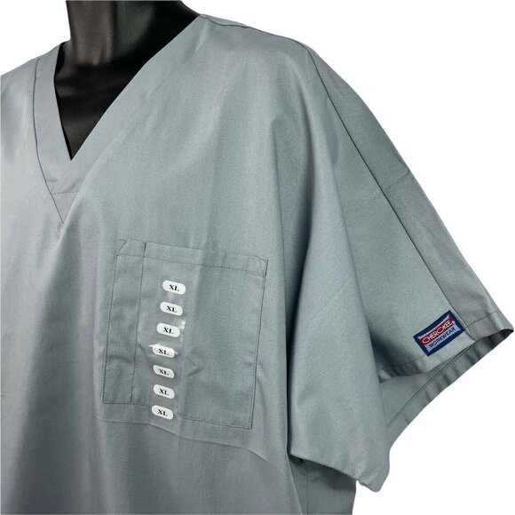 Cherokee Workwear Scrub Top V Neck Unisex XL - Picture 3 of 10